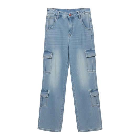 Jean cargo dama